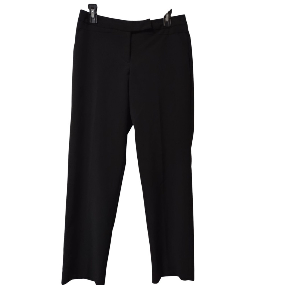 Worthington Dress Pants 8 Petite Modern Fit Black Office Career Norm Core Slacks
